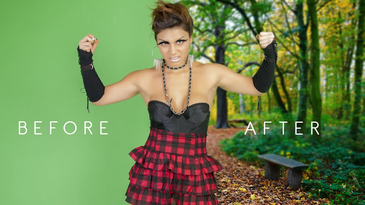 Removing Backgrounds Using Chroma Key (Green Screen)